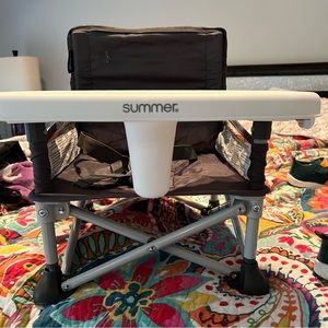 Summer Infant Pop N’ Sit Portable Infant Booster Seat - Black